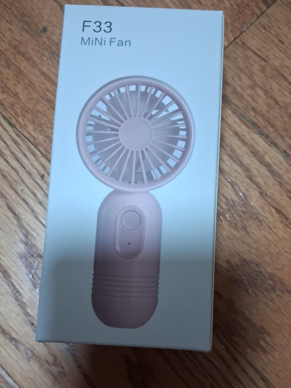 F33 Mini Handheld Fan - Blush Pink - Picture 2 of 4